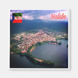 zGQ004 MALABO, Ekvatorialguinea, Afrika, Fridge Magnet