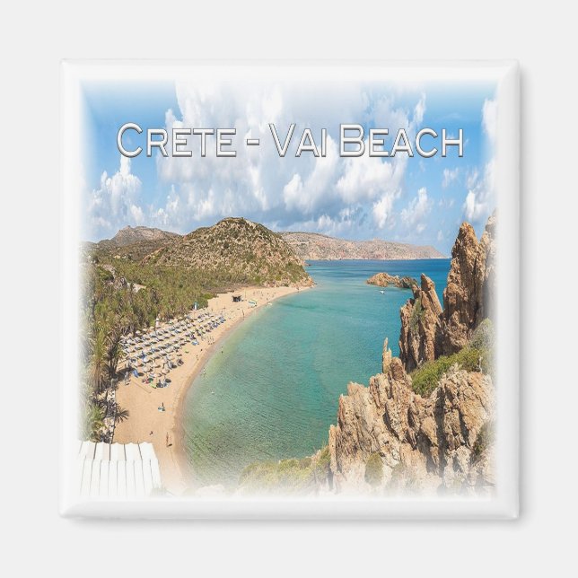 zGR022 CRETE - Grekland - Fridge Magnet (Framsidan)
