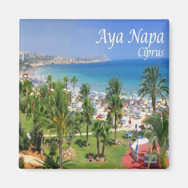 zGR065 CYPERN - AYA NAPA - Grekland - Fridge Magnet (Framsidan)