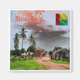 zGW006 BISSAU, Guinea Bissau, Afrika, Fridge Magnet