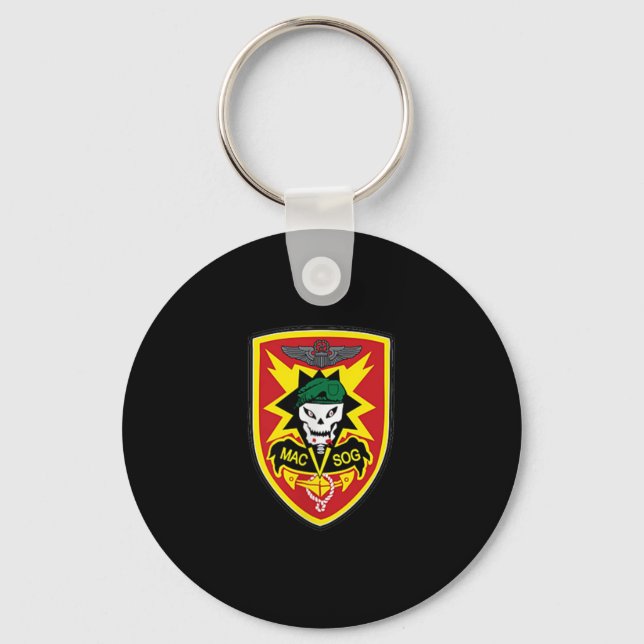 Zgxblwjhbsy Creations Co Macv-sog Vietnam Krig Mil Nyckelring (Framsida)