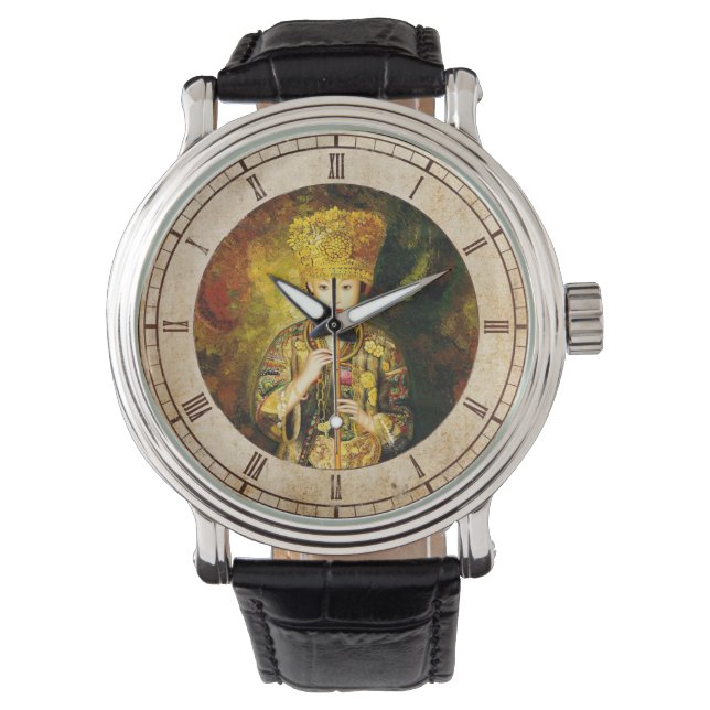 Zhangbo Hmong Culture Girl är Piping chinese dam Armbandsur (Framsida)