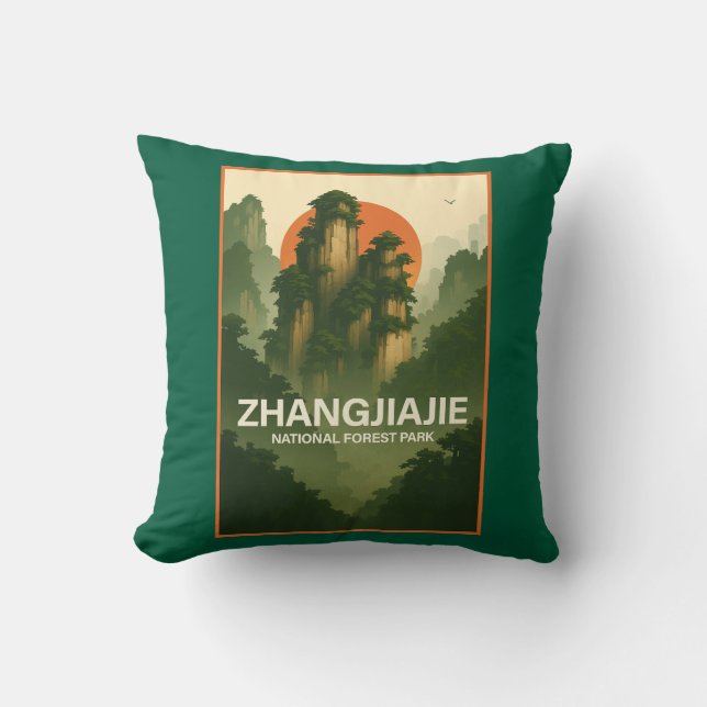 Zhangjiajie nationalskogspark kudde (Framsida)