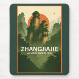 Zhangjiajie nationalskogspark musmatta