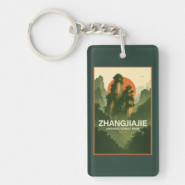 Zhangjiajie nationalskogspark nyckelring
