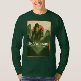 Zhangjiajie nationalskogspark t shirt