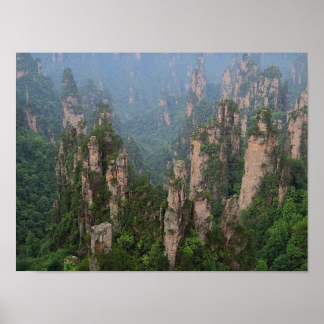 Zhangjiajie nationalskogsparken Poster Avatar (Framsidan)