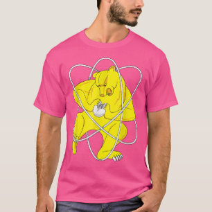 Zheleznogorsk Bear Splitting Atom Russian Flagga T Shirt