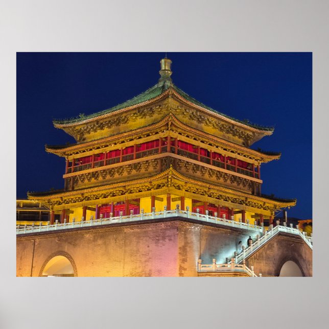 Zhonglou i Xian Poster (Framsidan)