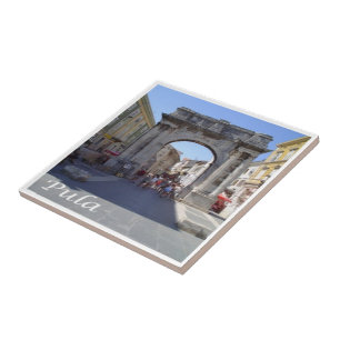 zHR007 PULA, Kroatien Kakelplatta