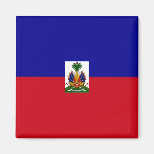 zHT001 HAITI FLAGGA, Amerika, Fridge Magnet