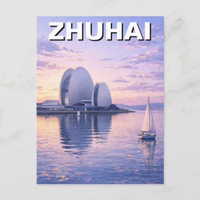 Zhuhai Kina Resor Vykort (Framsida)
