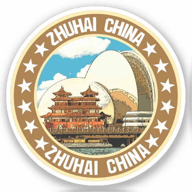 Zhuhai Klistermärken (Framsida)