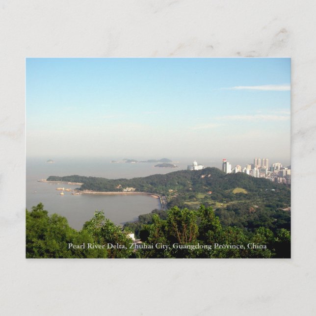 Zhuhai,Pearl River Delta,Guangdong Province,China Vykort (Framsida)