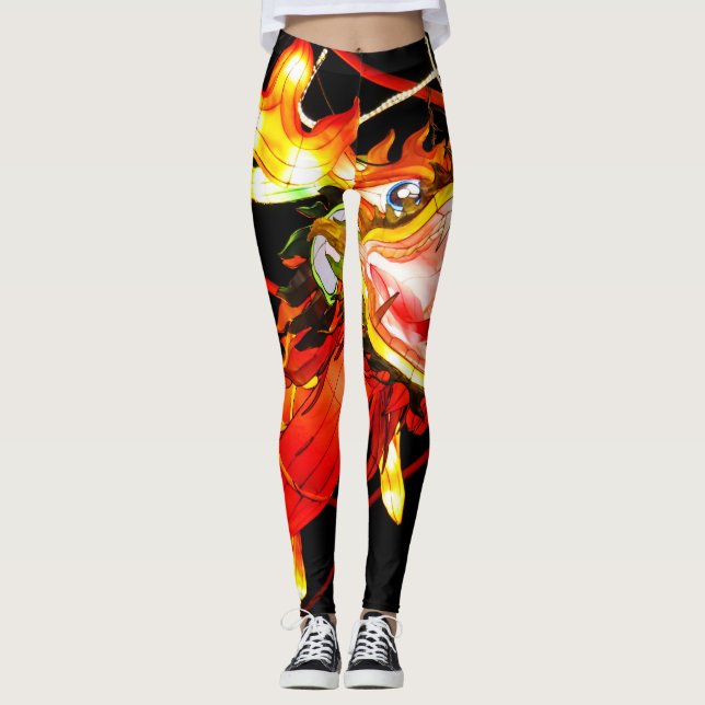 Zhulong elddrake  leggings (Framsida)