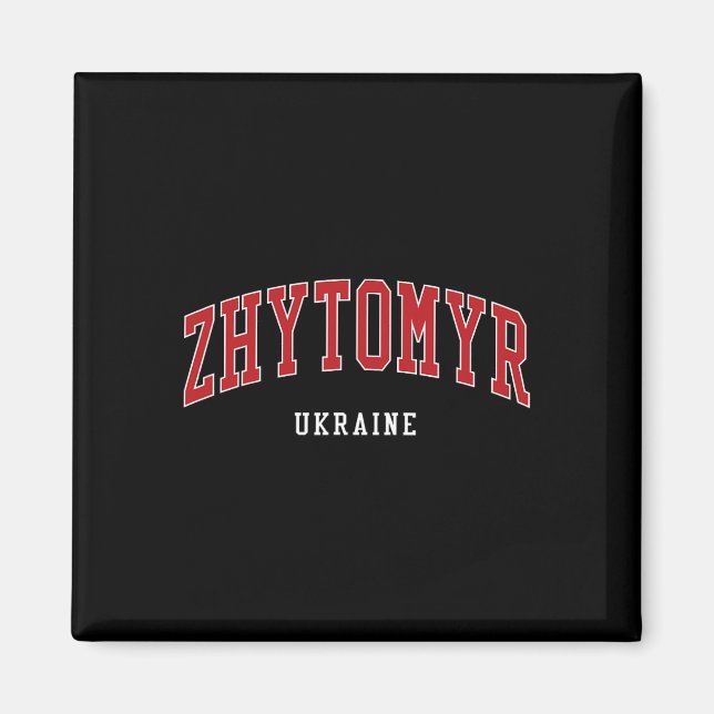 Zhytomyr Ukraine College University Style  Magnet (Framsidan)