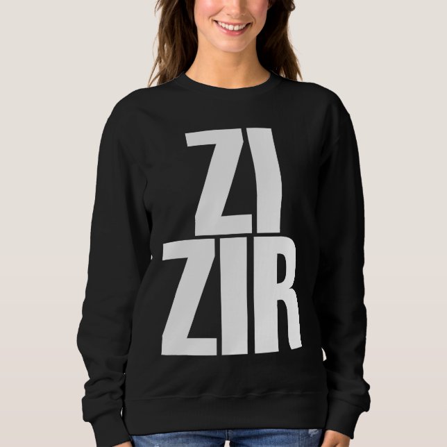 Zi Zir Big Obvious Nonbinary Pronouns T Shirt (Framsida)