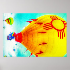 Zia balloon poster