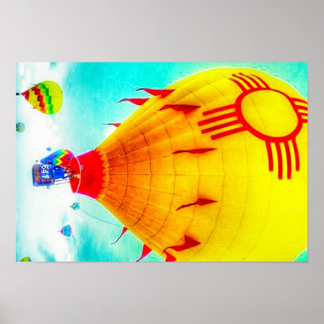 Zia balloon poster (Framsidan)