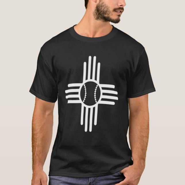 Zia baseboll t shirt (Framsida)