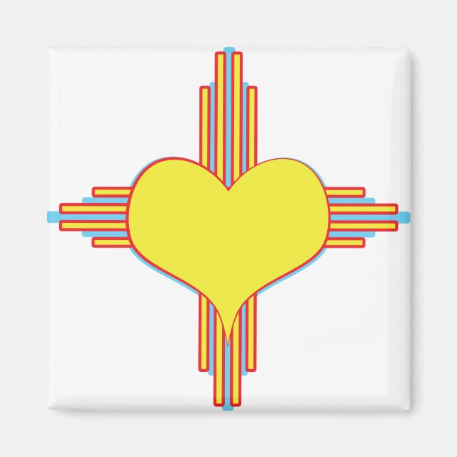 Zia Heart Magnet (Framsidan)