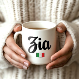 Zia (Moster) Italiensk Flaggamugg Kaffemugg