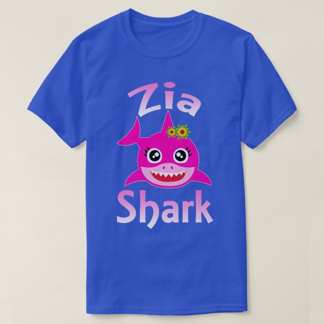 Zia Shark Funny Italienska Moster T Shirt (Design framsida)