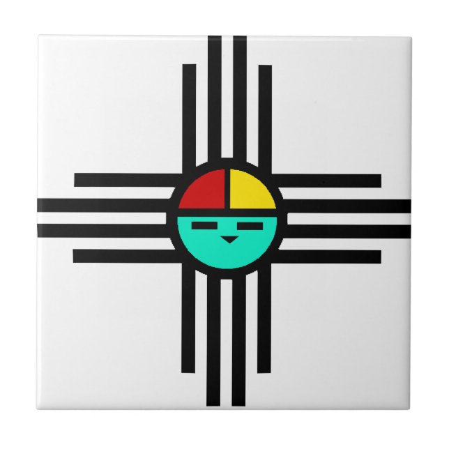 Zia Sol Gud Kakelplatta (Framsidan)