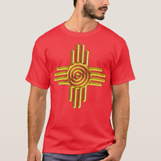 Zia Sol Spiral Zia Pueblo New mexico I 1 T Shirt