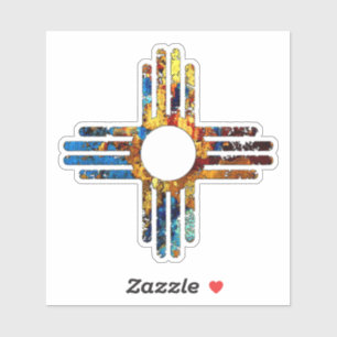 Zia Sol Symbol Klistermärken