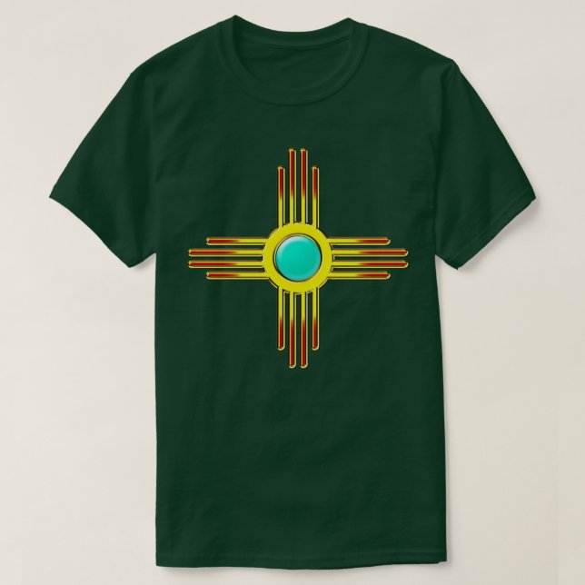 Zia Sol Zia Pueblo New mexico Sol Symbol DD 1 T Shirt (Design framsida)