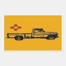 Zia Stigning Oblong Sticker