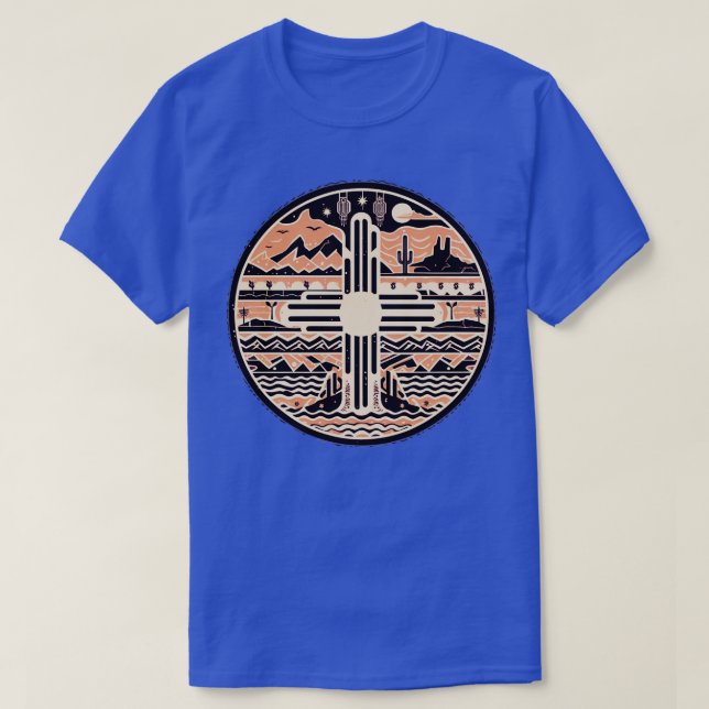Zia SunPattern T Shirt (Design framsida)