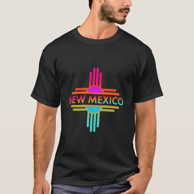Zia Symbol för new mexico-staten T Shirt (Framsida)
