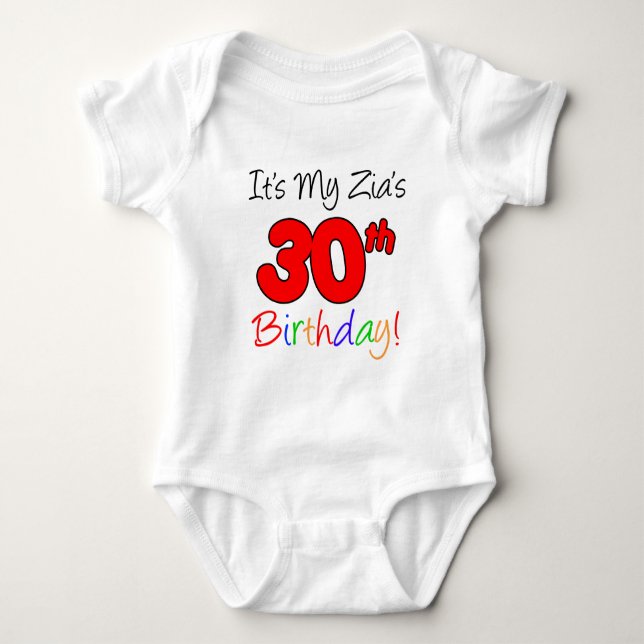 Zias 30års födelsedag tröja (Framsida)