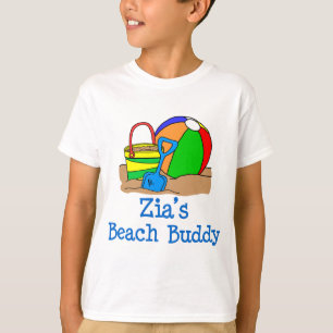 Zias Beach Buddy Cute Design Tee Shirt