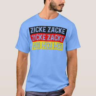 Zicke Zacke Hoi Oktoberfest German Flagga Party Fu T Shirt
