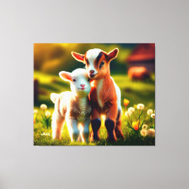 Zicklein Canvastryck