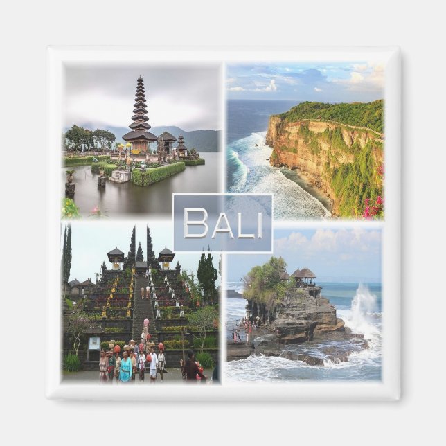 zID006 BALI, Indonesien, Asien, Fridge Magnet (Framsidan)