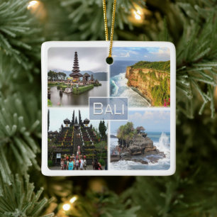 zID006 BALI, Indonesien, Asien, Julgransprydnad Keramik