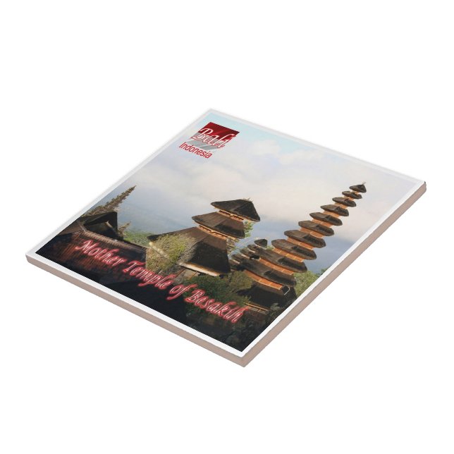 zID018 Mor Temple of BESAKIH, BALI Kakelplatta (Sidan)