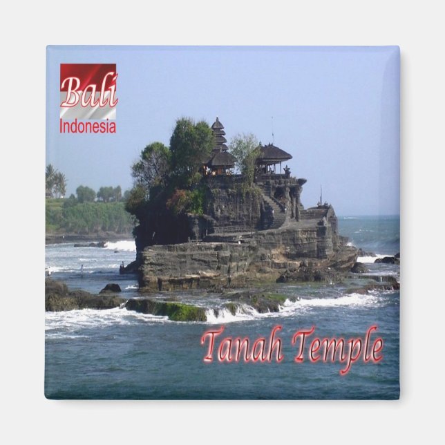zID021 TANAH TEMPLE Bali, Indonesien, Asien, Frank Magnet (Framsidan)