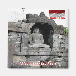 zID025 BOROBUDUR. Indonesien, Asien, Fridge Magnet