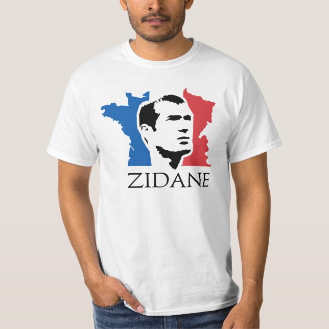 Zidan-Frankrike T Shirt (Framsida)