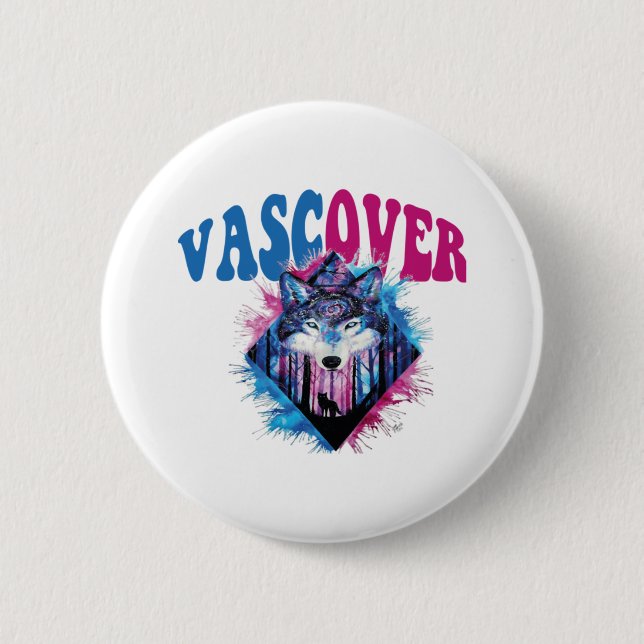 Zidika vascover varg  Viktig Knapp (Framsida)