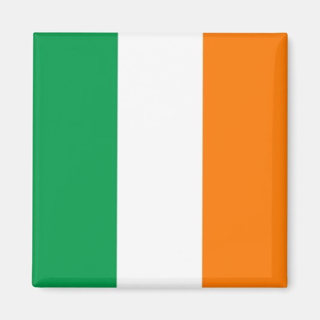 zIE001 Irish FLAGGA, IRLAND, Fridge Magnet (Framsidan)