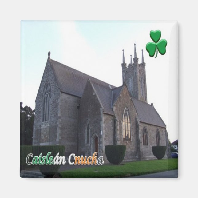 zIE011 CASTLEKNOCK, Irland, Fridge Magnet (Framsidan)
