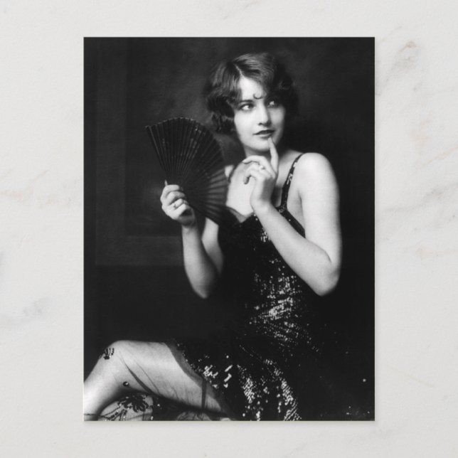 Ziegfeld Follies Girl Postcards Vykort (Framsida)