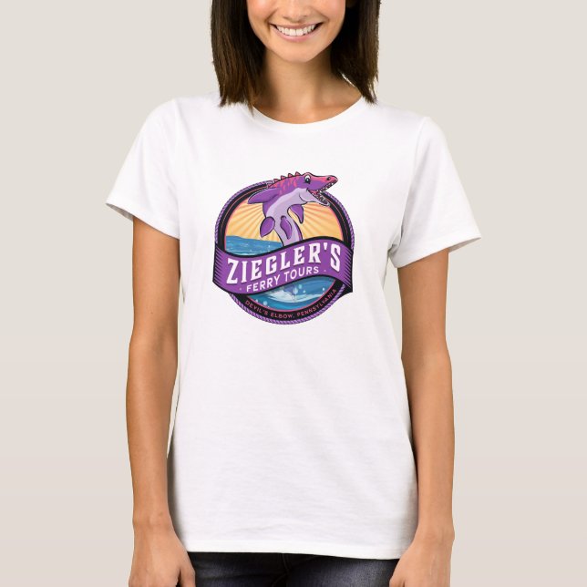 Zieglers färja Tours-damskjorta T Shirt (Framsida)