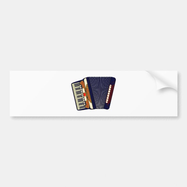 Ziehharmonika Akkordeon accordion Bildekal (Framsidan)